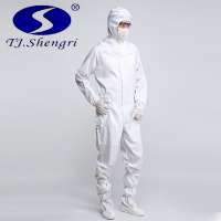 ESD Antistatic Coverall Protective Clothing For Electronics Factory