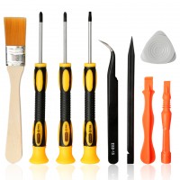 9Pcs Repair Tools Kit Phillips Cross Screwdrivers Set ESD Tweezer Opening Tools for MacBook Pro